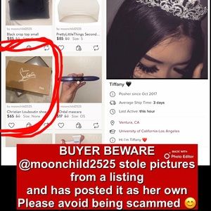 Poshers beware stolen photos from listing